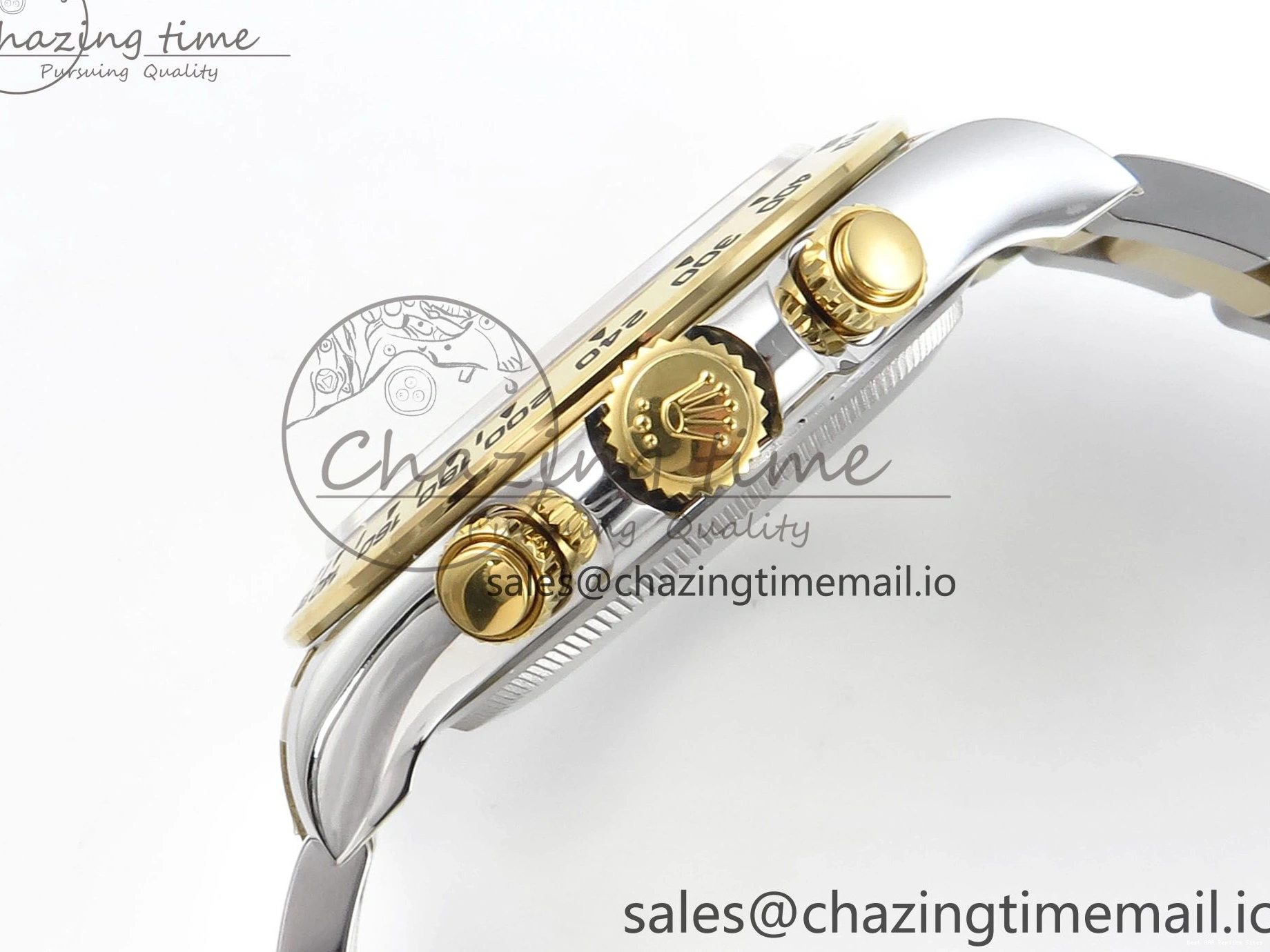 Best AAA Replica Sites Daytona SS YG 126503 on Dial FastDry Edition 736 Best Braclet YG Black 1:1 SH APSF 1228